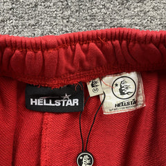 Hellstar Flame Shorts Red