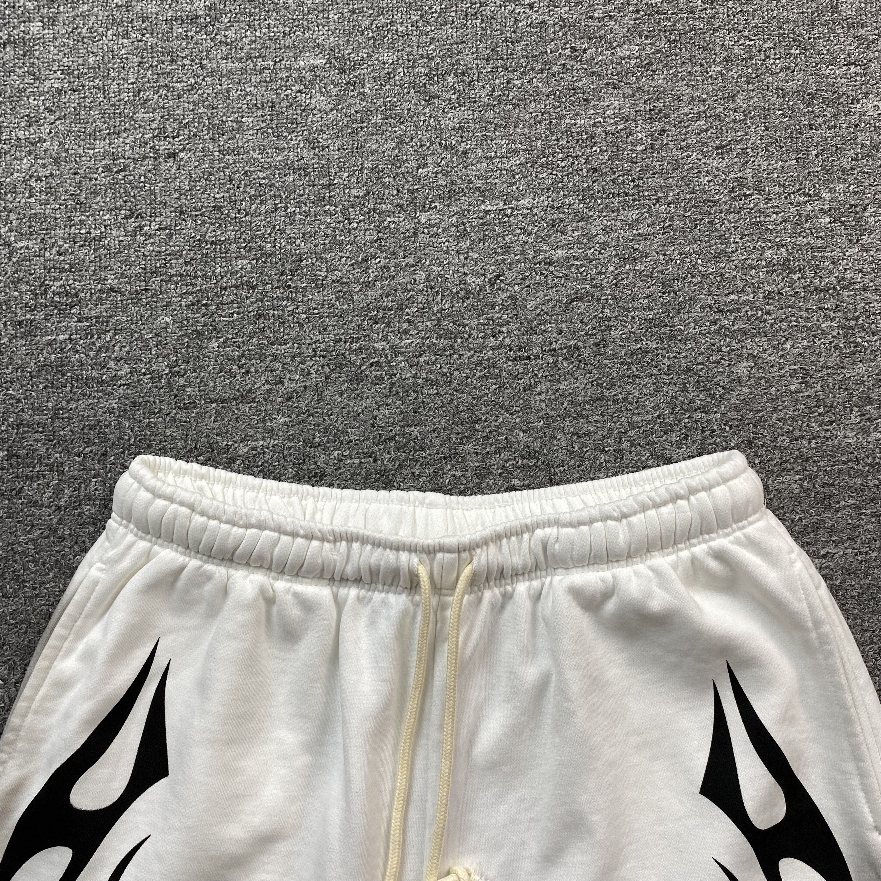 Hellstar Flame Shorts White