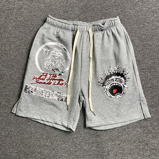 Hellstar Shorts Grey