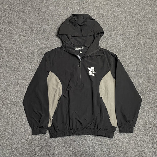 Hellstar Track Jacket Black Grey