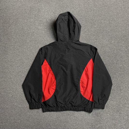 Hellstar Track Jacket Black Red