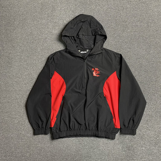 Hellstar Track Jacket Black Red