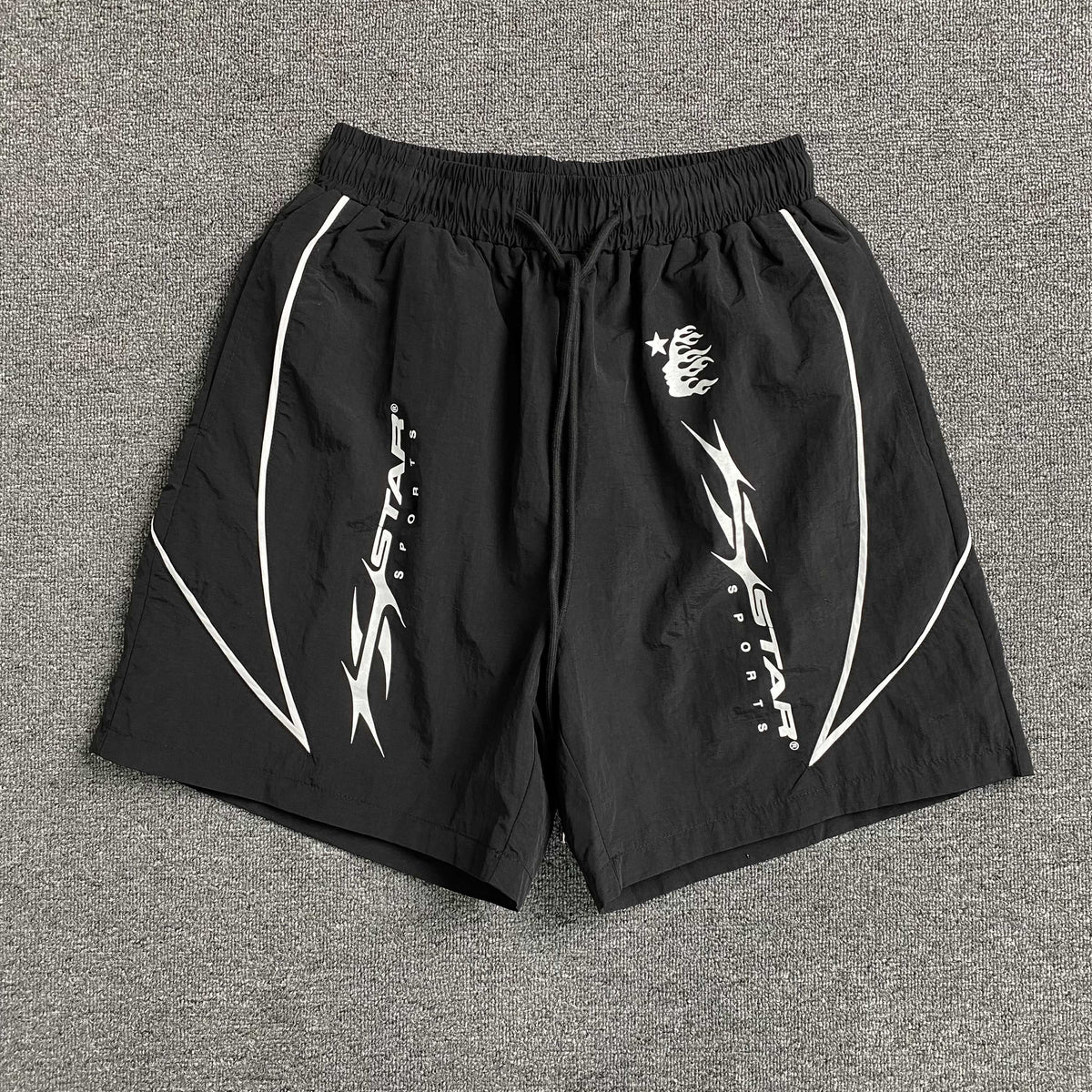 Hellstar Track Shorts Black