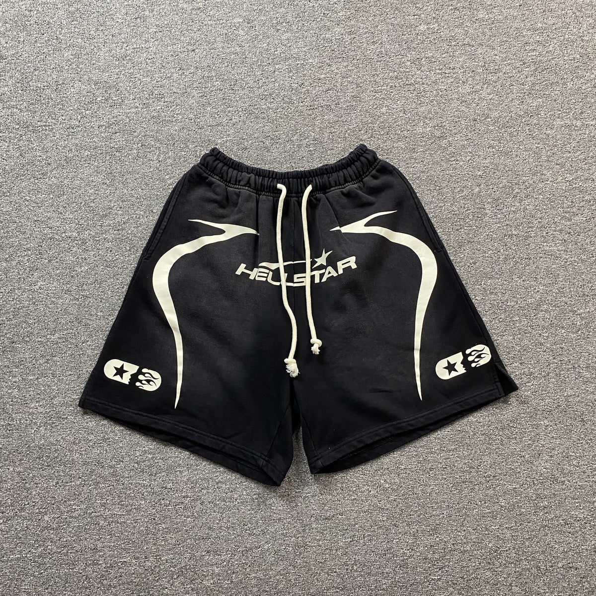 Hellstar Warm Up Shorts Black