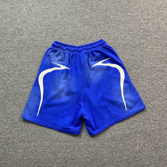 Hellstar Warm Up Shorts Blue