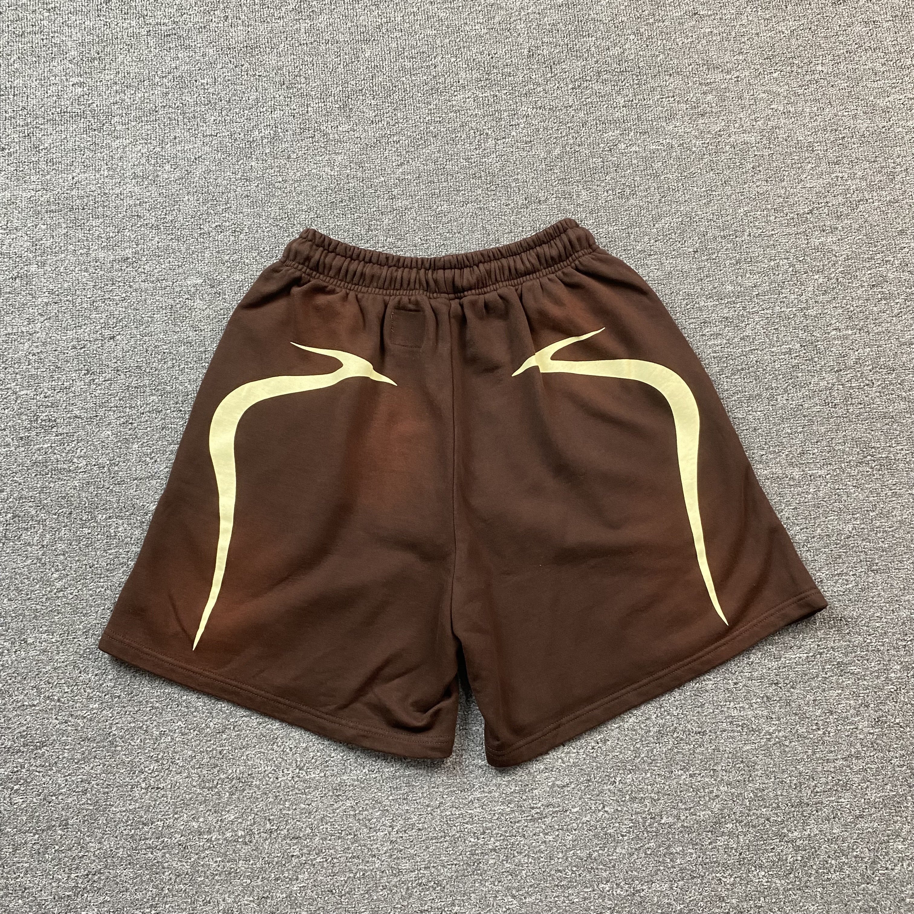 Hellstar Warm Up Shorts Brown