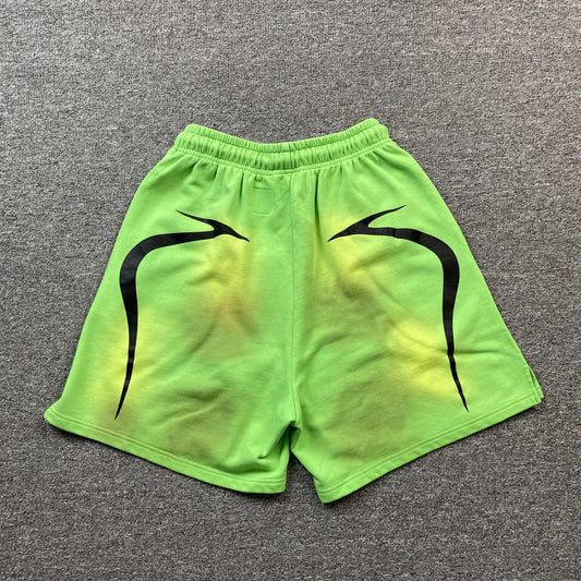 Hellstar Warm Up Shorts Green