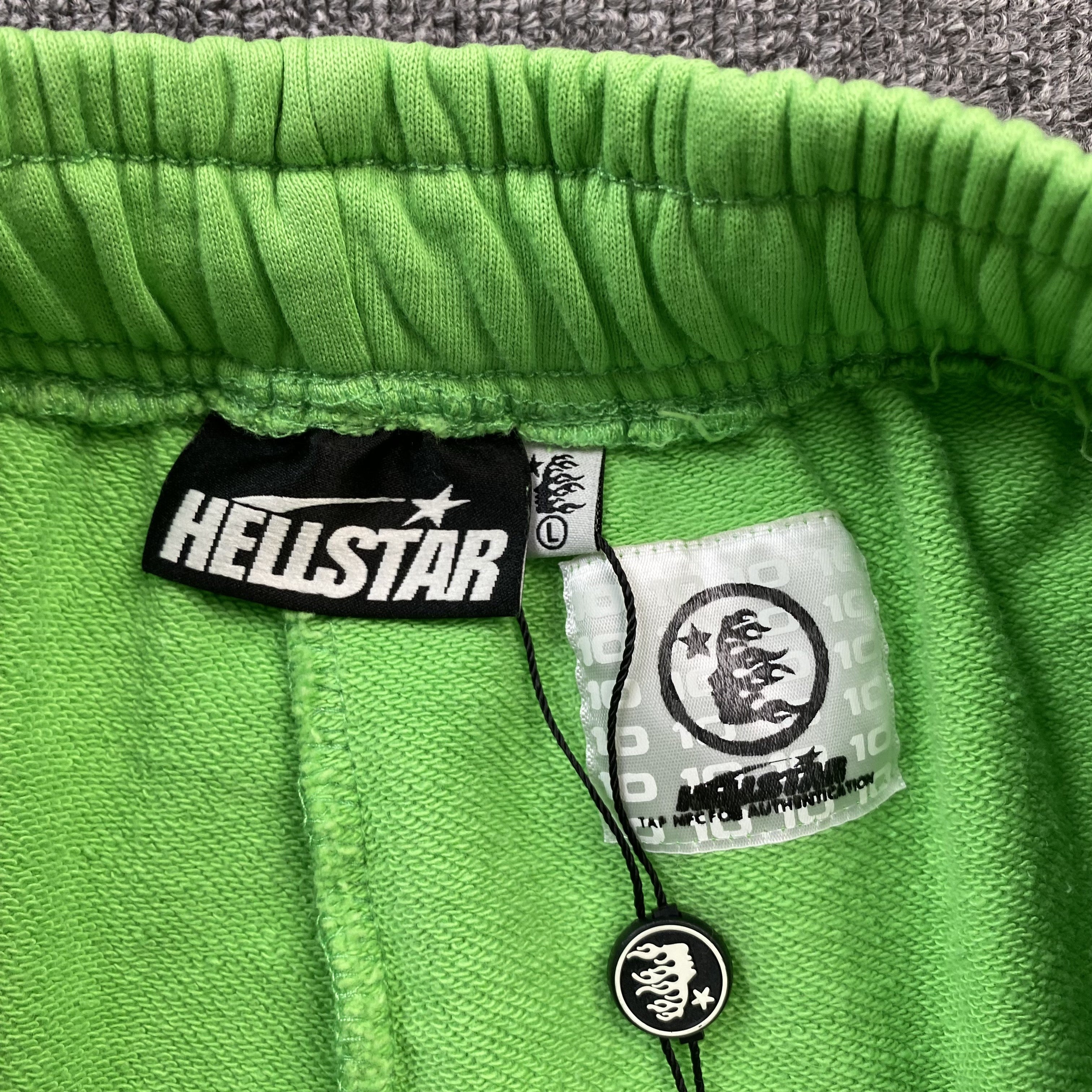 Hellstar Warm Up Shorts Green