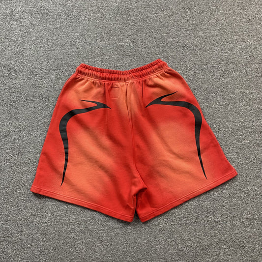 Hellstar Warm Up Shorts Red