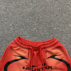 Hellstar Warm Up Shorts Red
