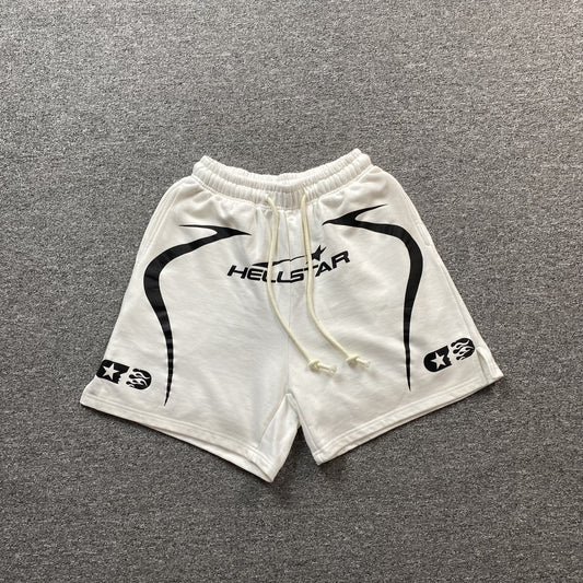 Hellstar Warm Up Shorts White