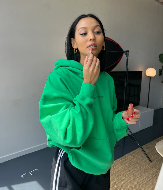 Mr Winston Irish Green Puff Hoodie