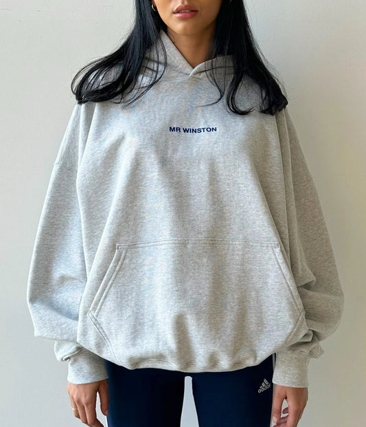 Mr Winston Navy Puff Hoodie
