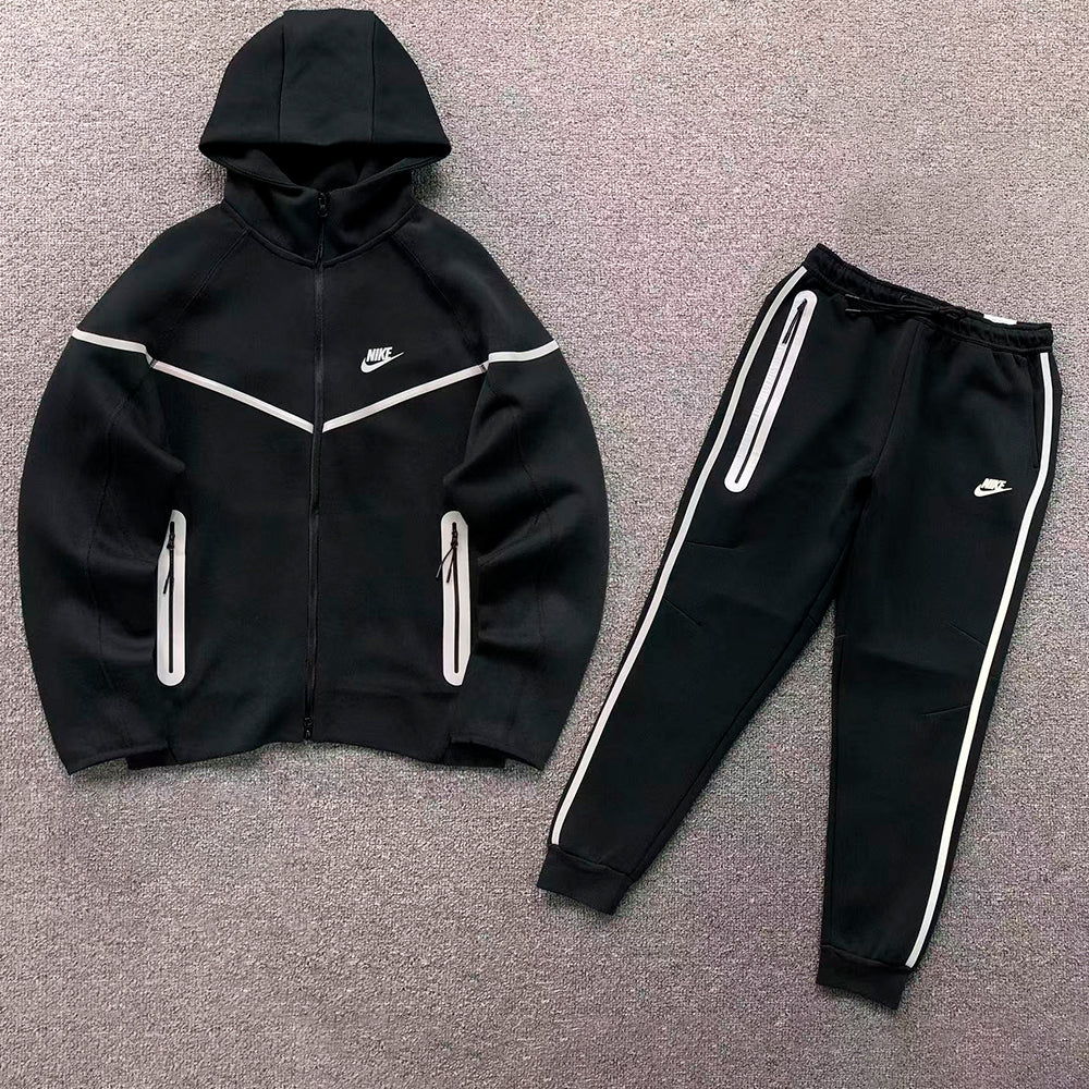 Nike Tech Fleece Tracksuit Reflective Black