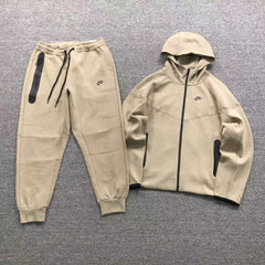 Nike Tech Fleece Tracksuit Tan