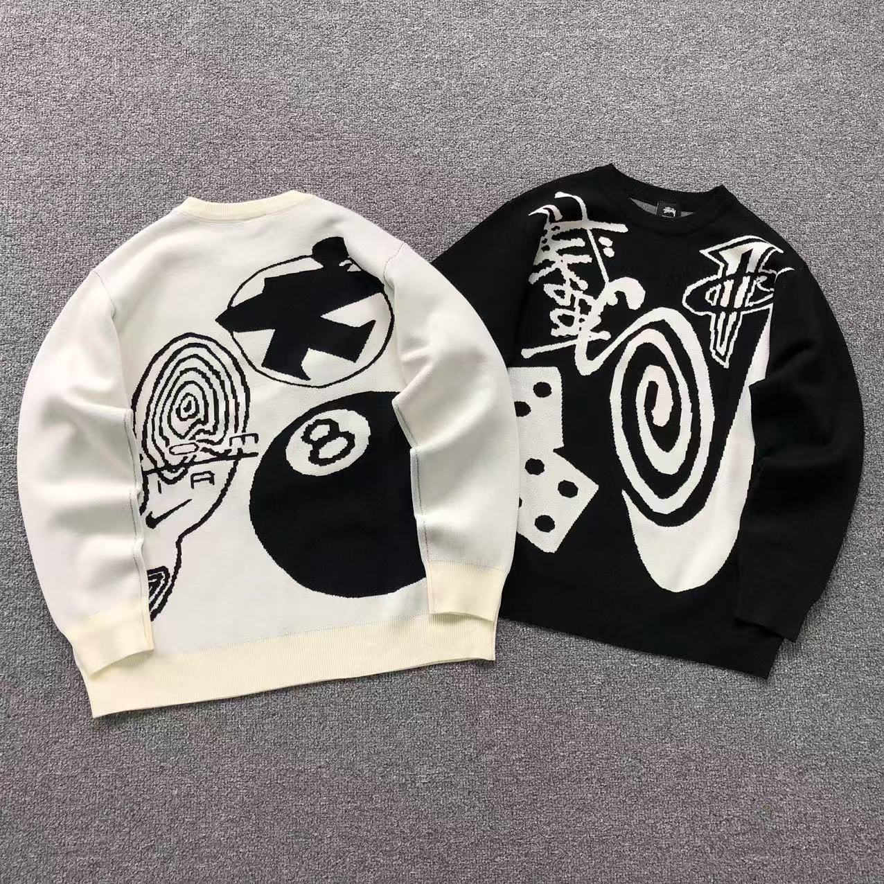 Nike X Stussy Knit Sweater Black