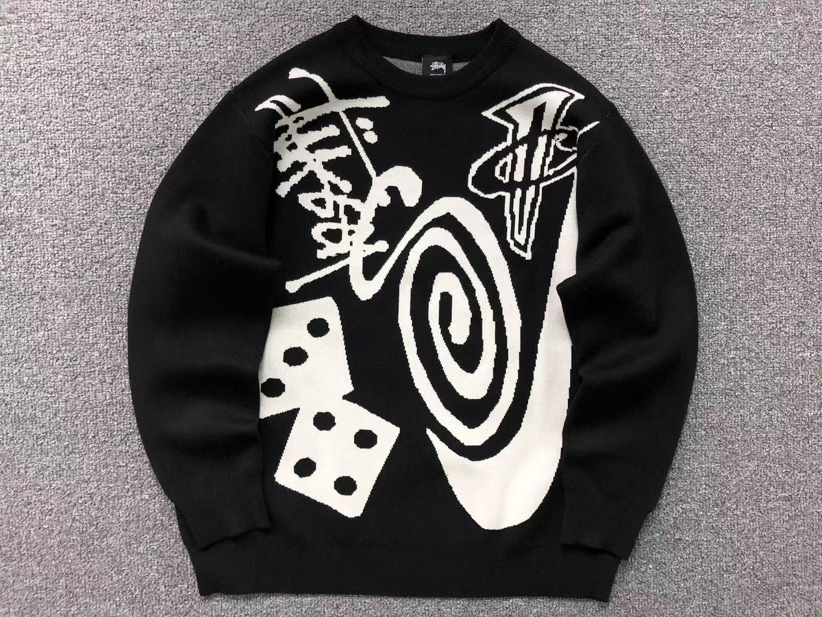 Nike X Stussy Knit Sweater Black