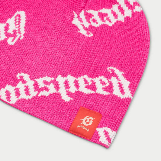 God Speed OG Logo Beanie (PINK)
