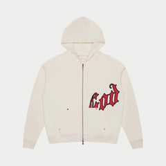 OG Logo Sweatsuit V2 (Bone/Red)