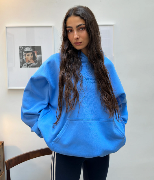 Mr Winston PARIS EDITION – Blue Puff Hoodie