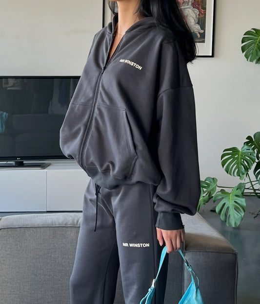 Mr Winston French Terry Zip Puff