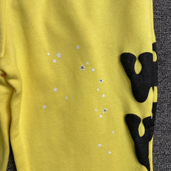 Sp5der Beluga Sweatpants Gold