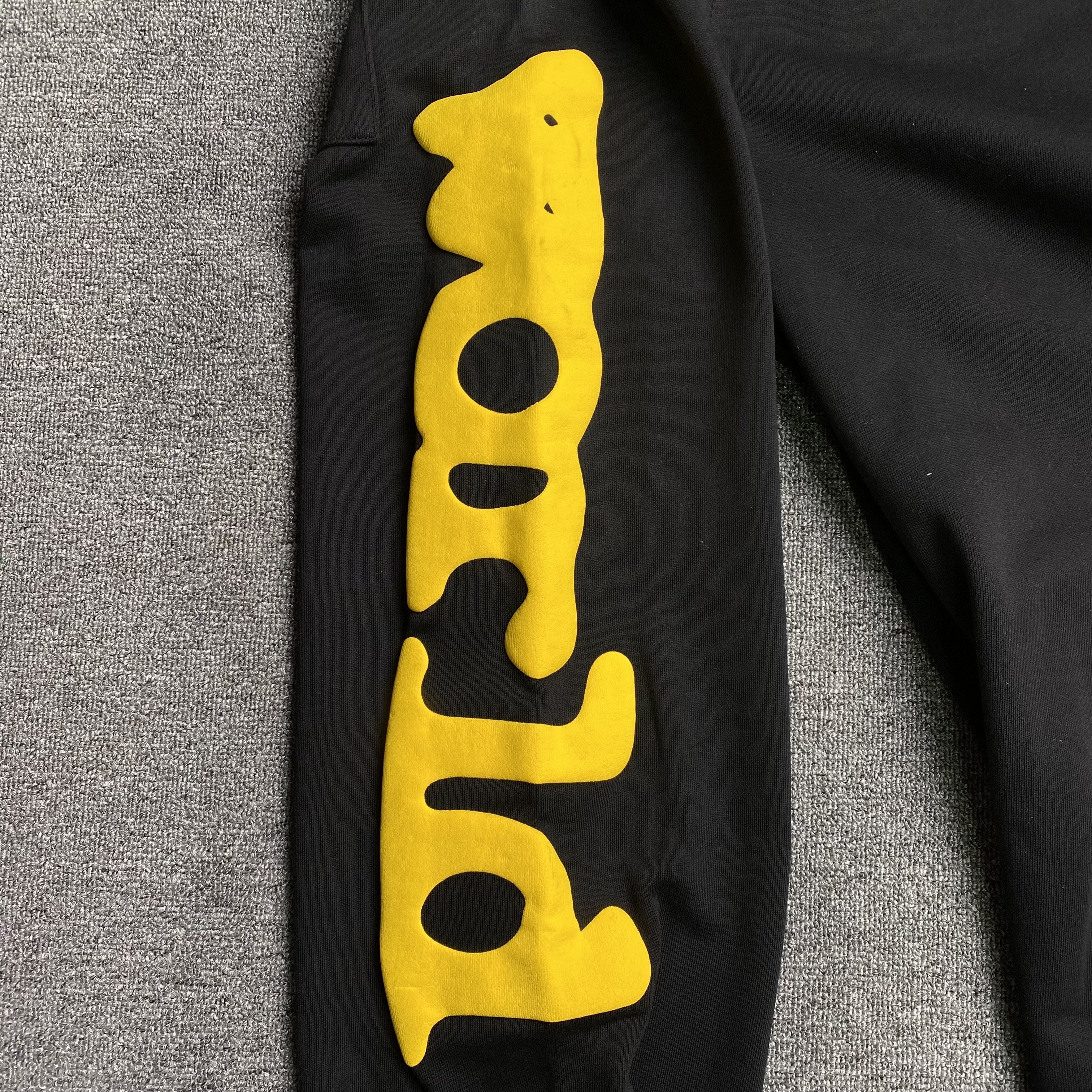 Sp5der Beluga Sweatpants Onyx Yellow