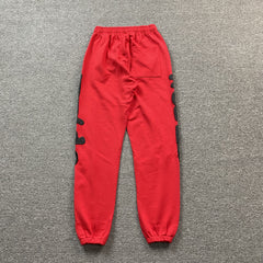 Sp5der Beluga Sweatpants Red