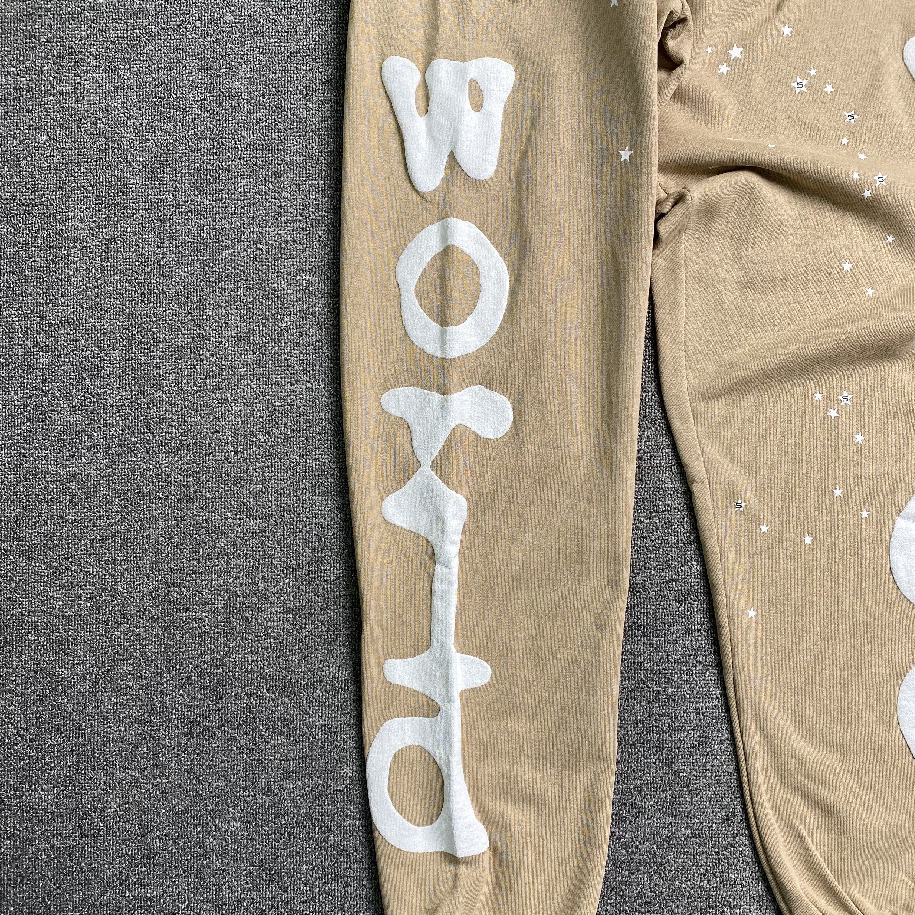 Sp5der Beluga Sweatpants Sand