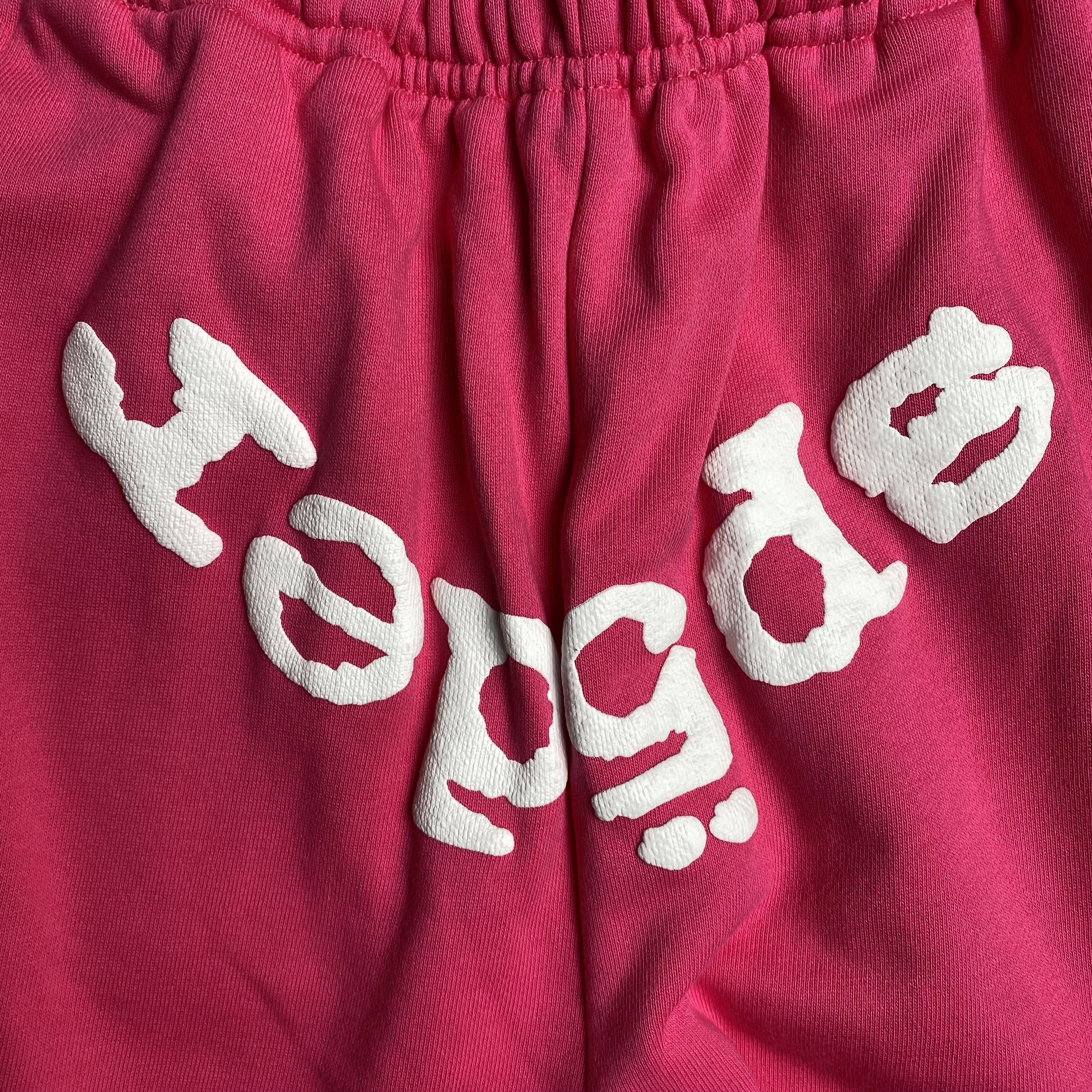 Sp5der Legacy Sweatpants Pink