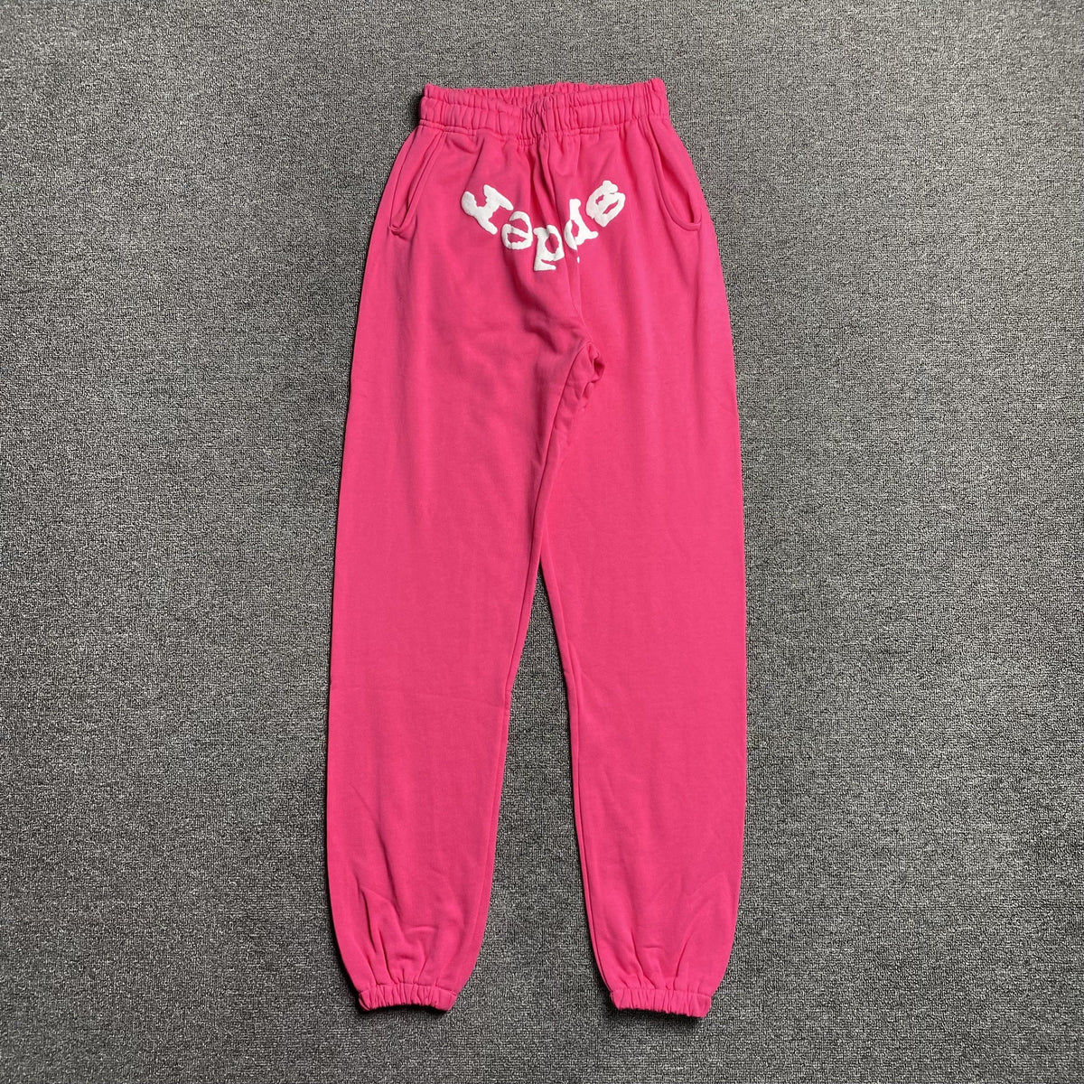 Sp5der Legacy Sweatpants Pink