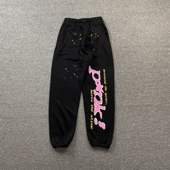 Sp5der P*Nk Sweatpants Black