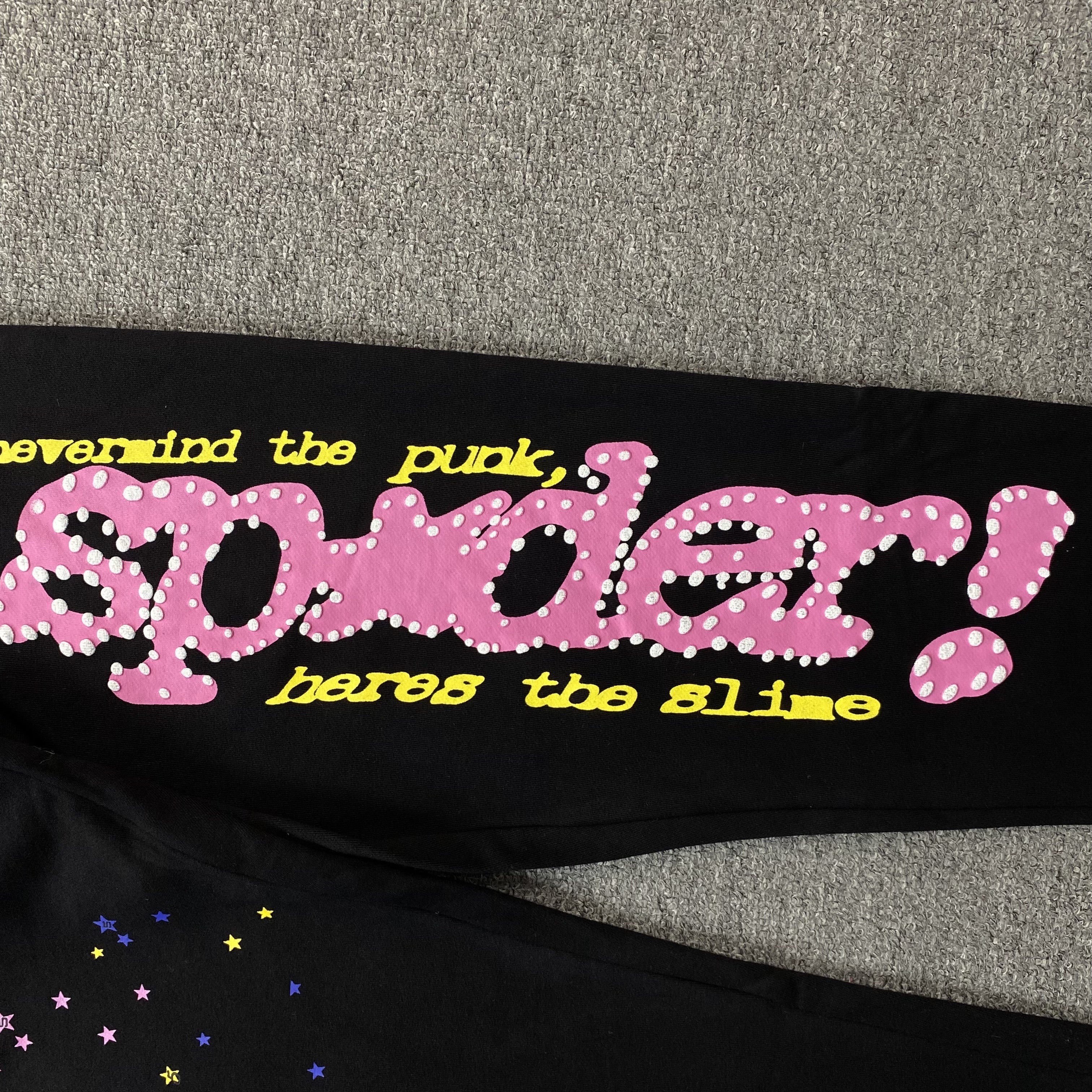 Sp5der P*Nk V2 Sweatpants Black
