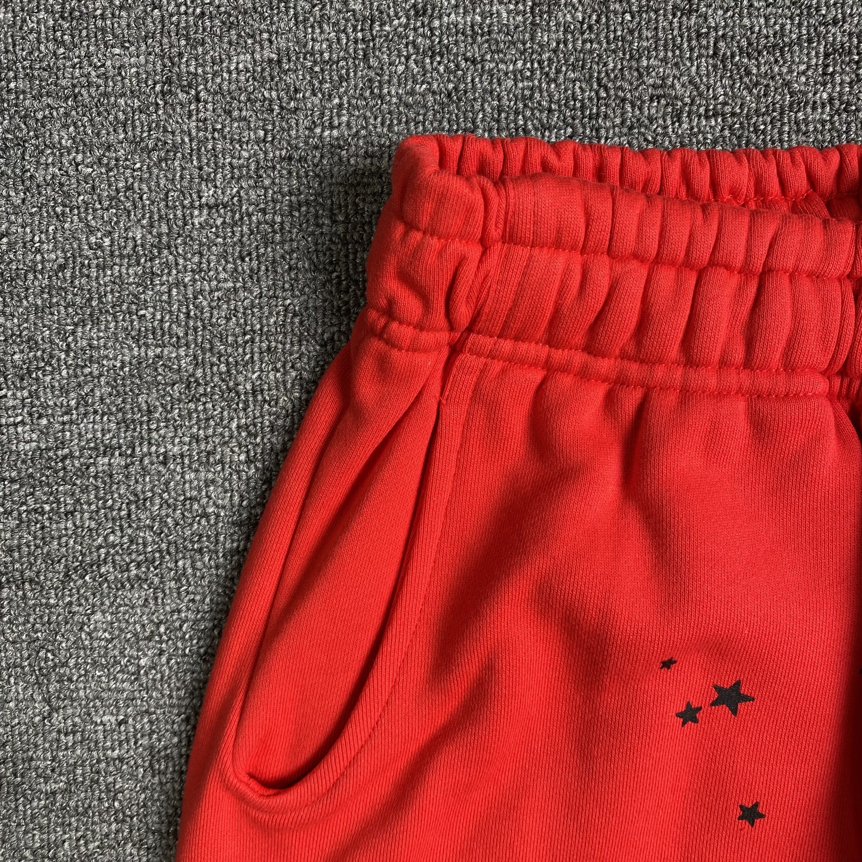 Sp5der P*Nk V2 Sweatpants Red