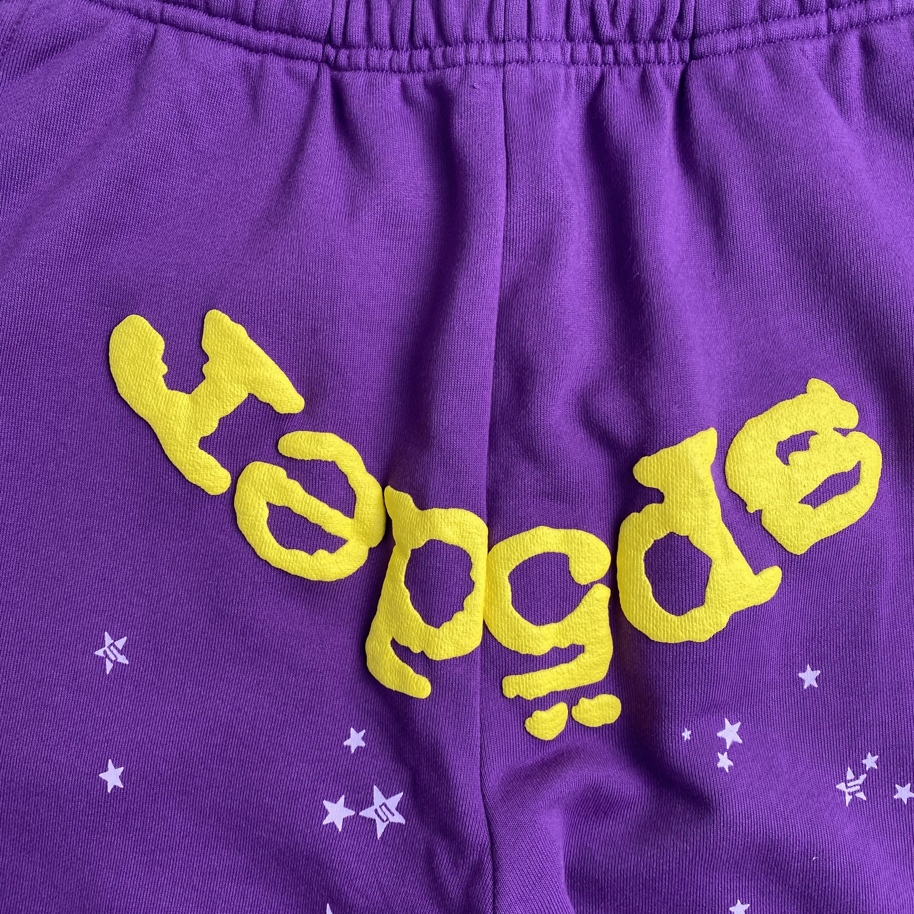Sp5der Star Og Web V2 Sweatpants Purple