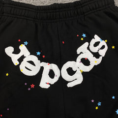 Sp5der Wait Web Sweatpants Black