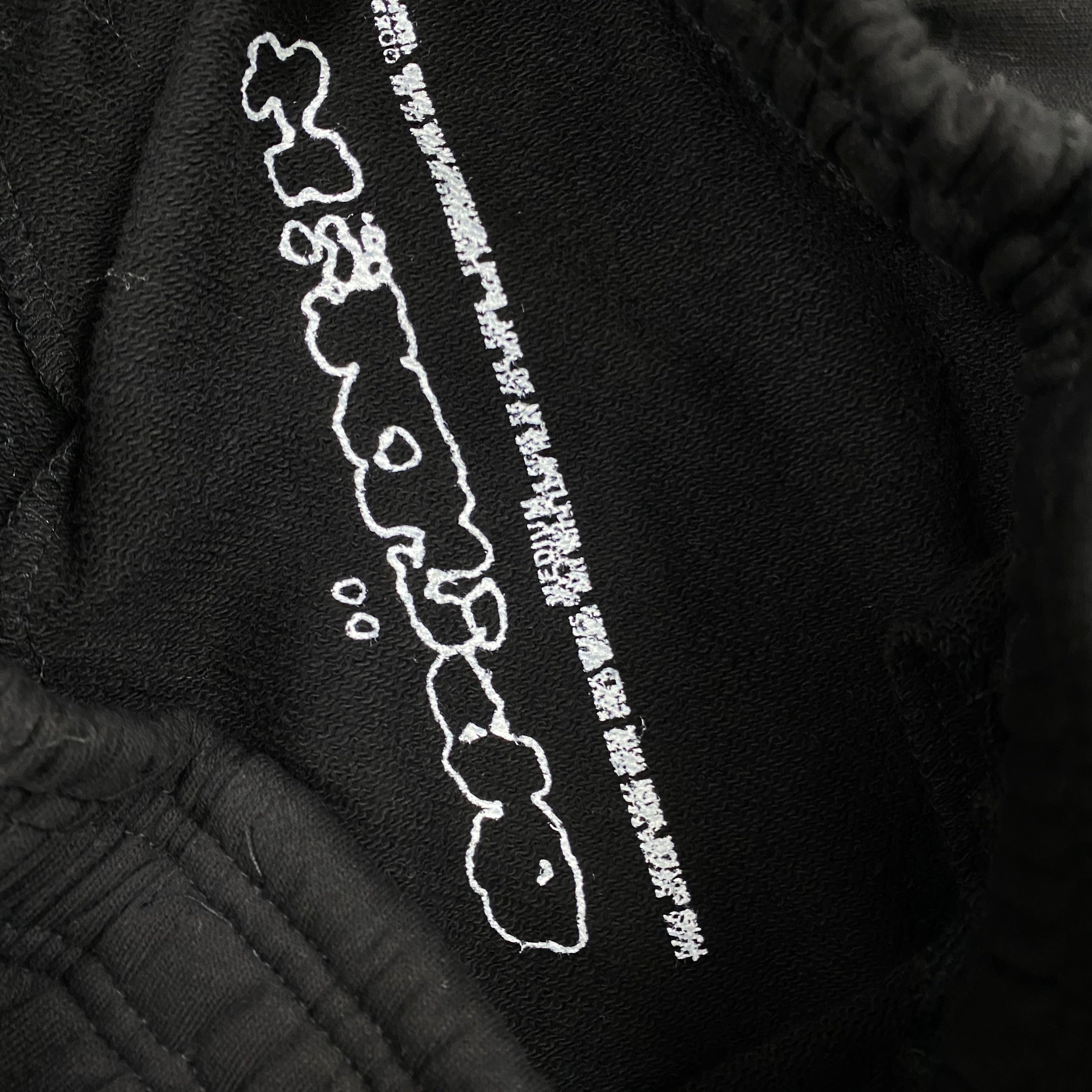Sp5der Wait Web Sweatpants Black