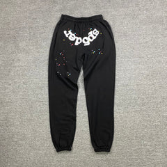 Sp5der Wait Web Sweatpants Black