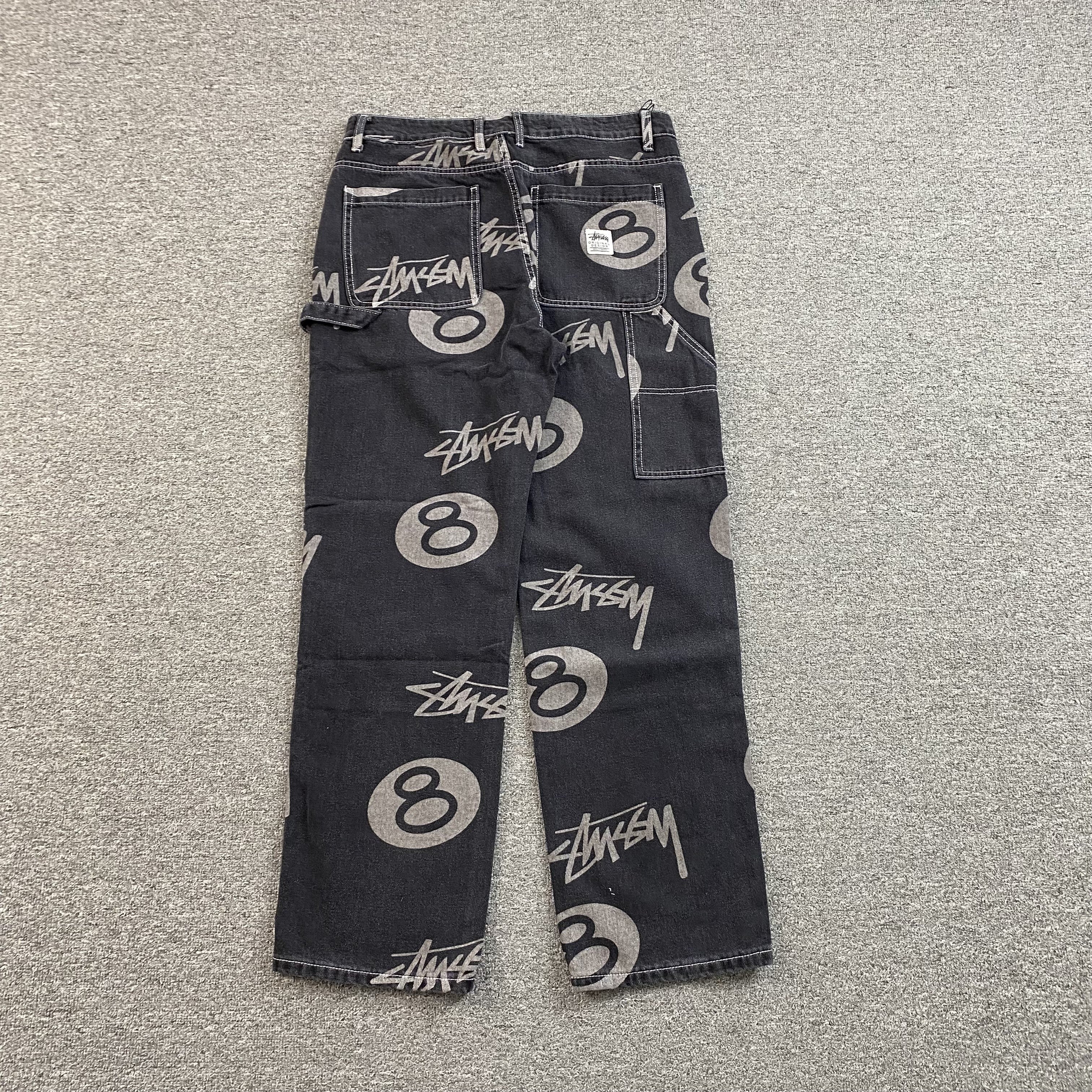 Stussy 8 Ball Jeans Black