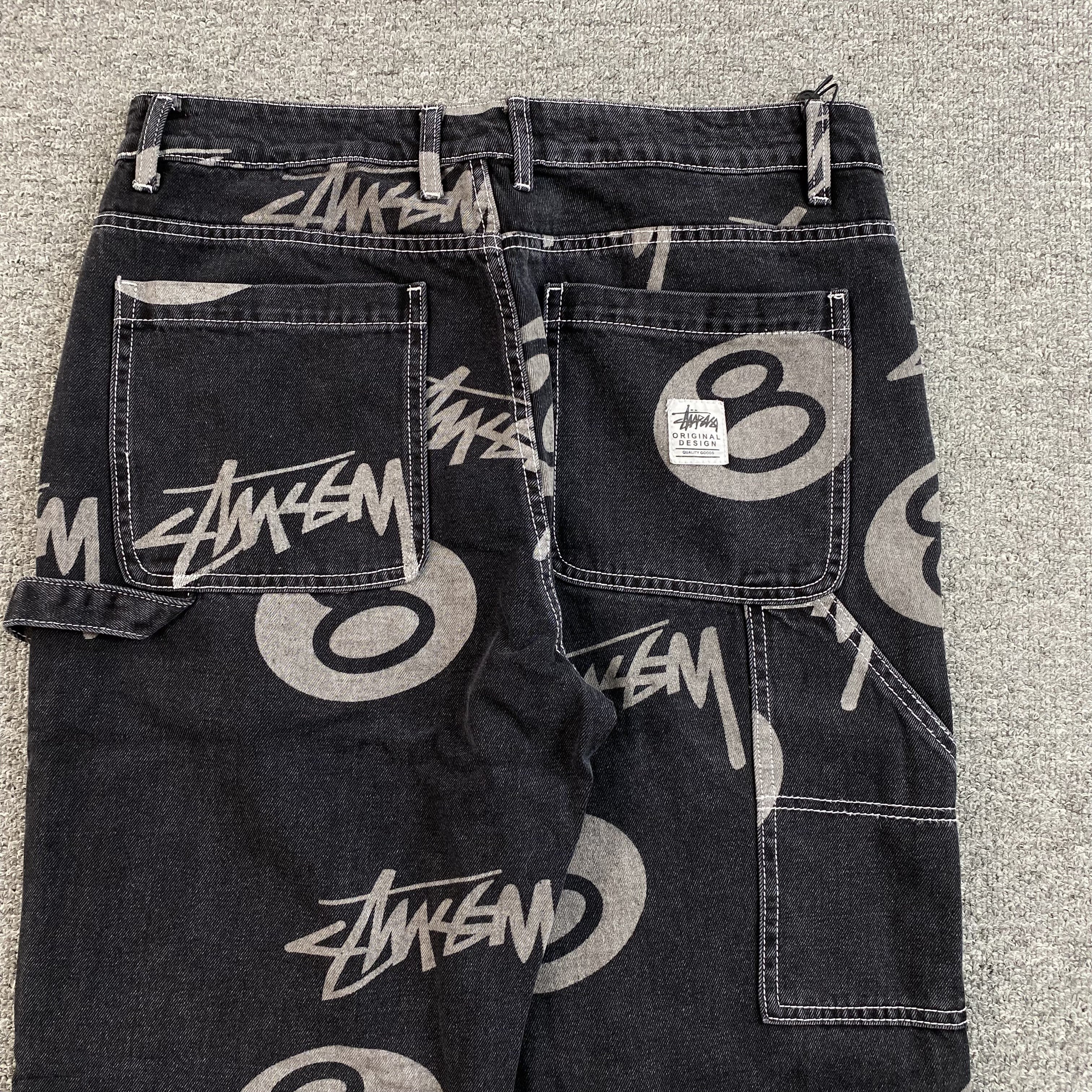 Stussy 8 Ball Jeans Black