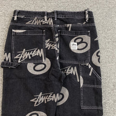 Stussy 8 Ball Jeans Black