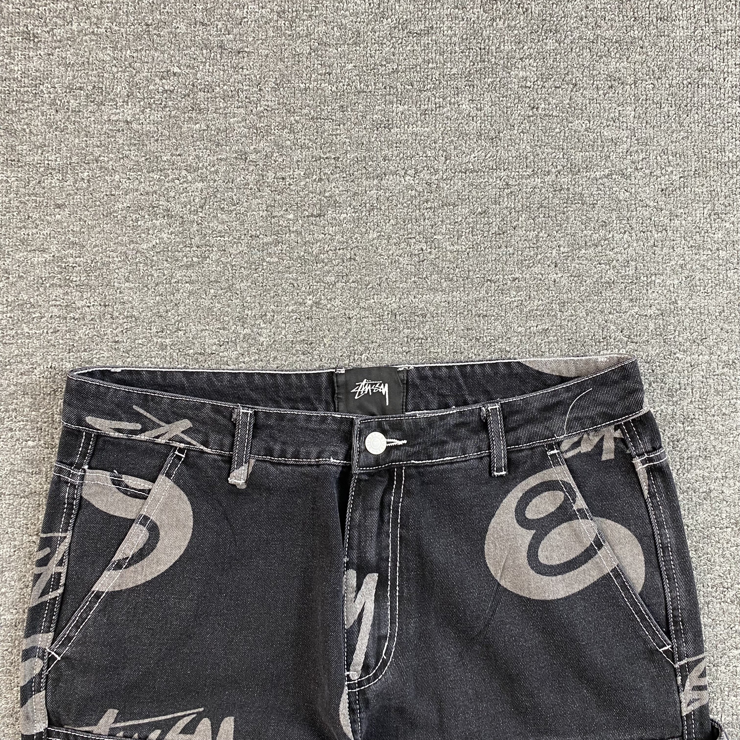 Stussy 8 Ball Jeans Black