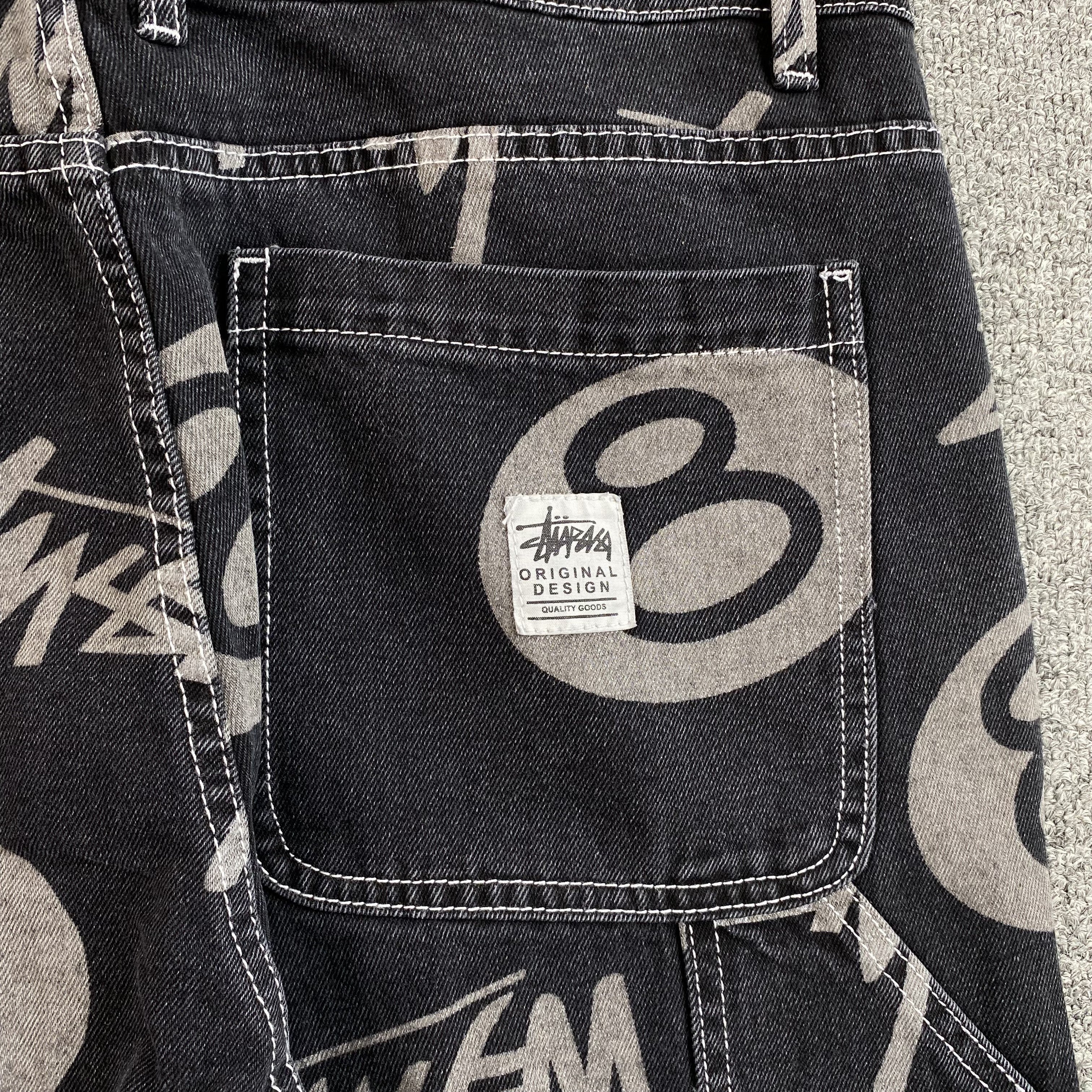Stussy 8 Ball Jeans Black