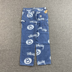Stussy 8 Ball Jeans Blue