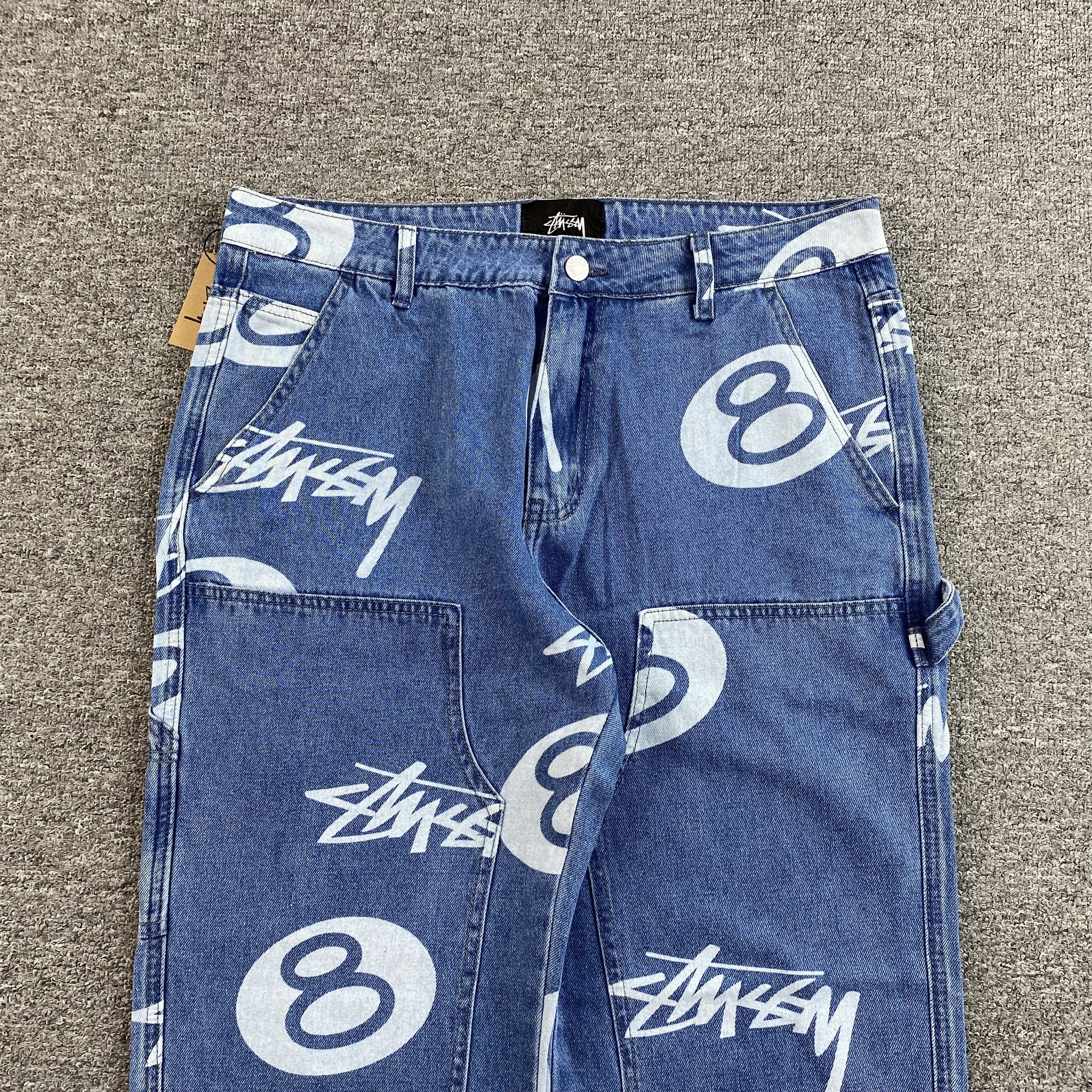 Stussy 8 Ball Jeans Blue