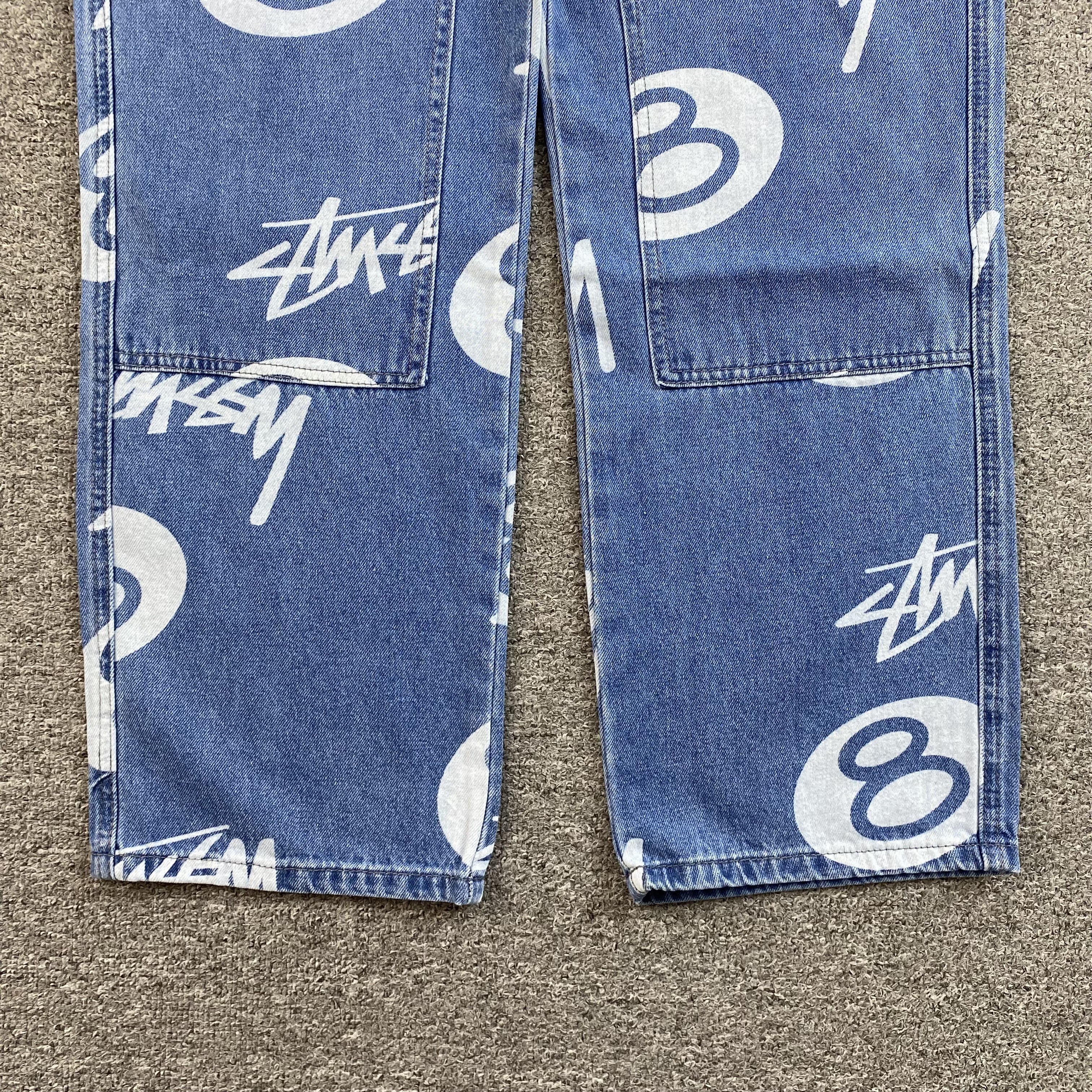 Stussy 8 Ball Jeans Blue