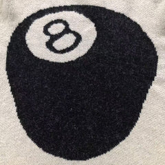 Stussy 8 Ball Knit Sweater Cream