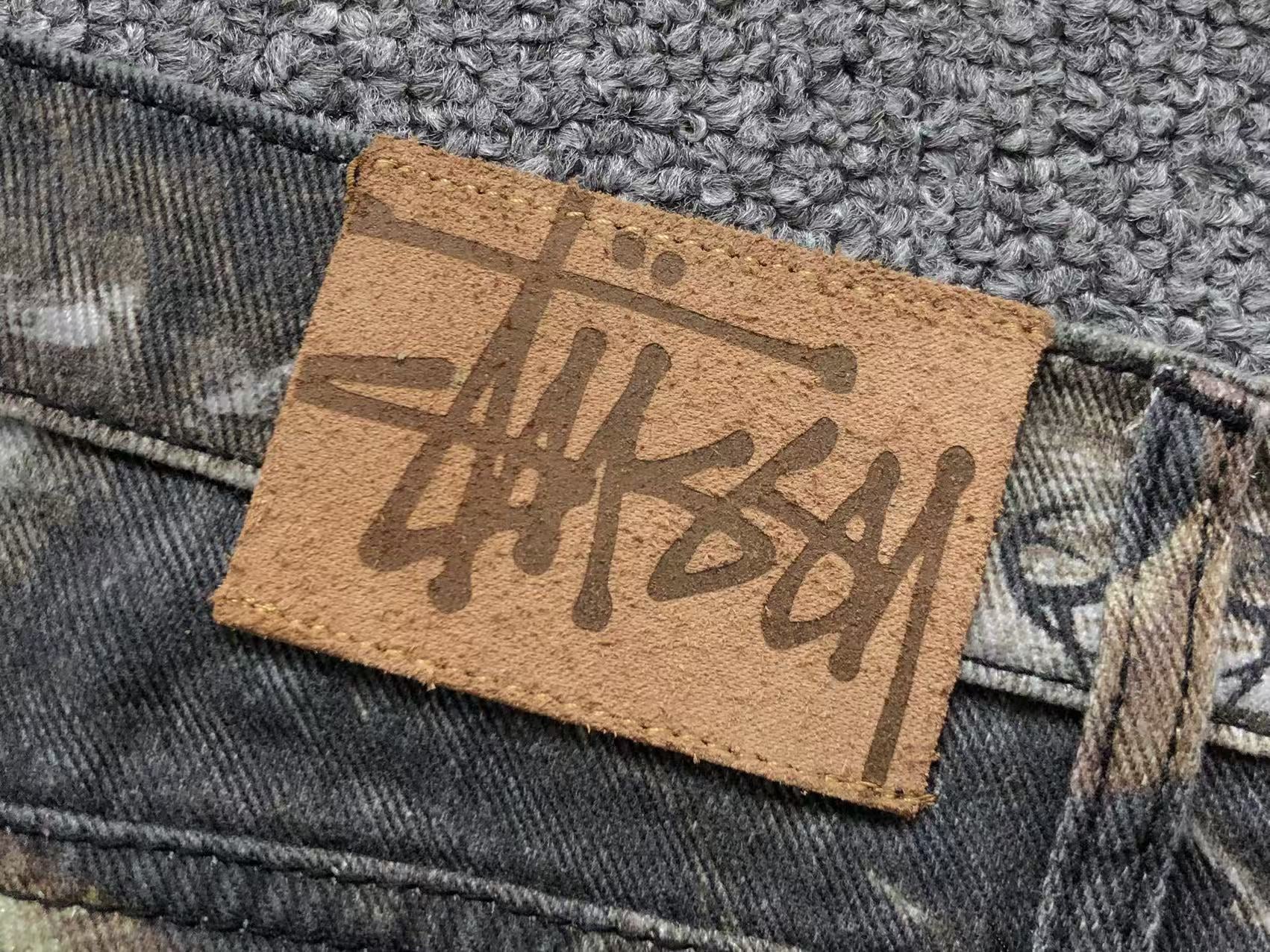 Stussy Big Ol' Denim Shorts Camo