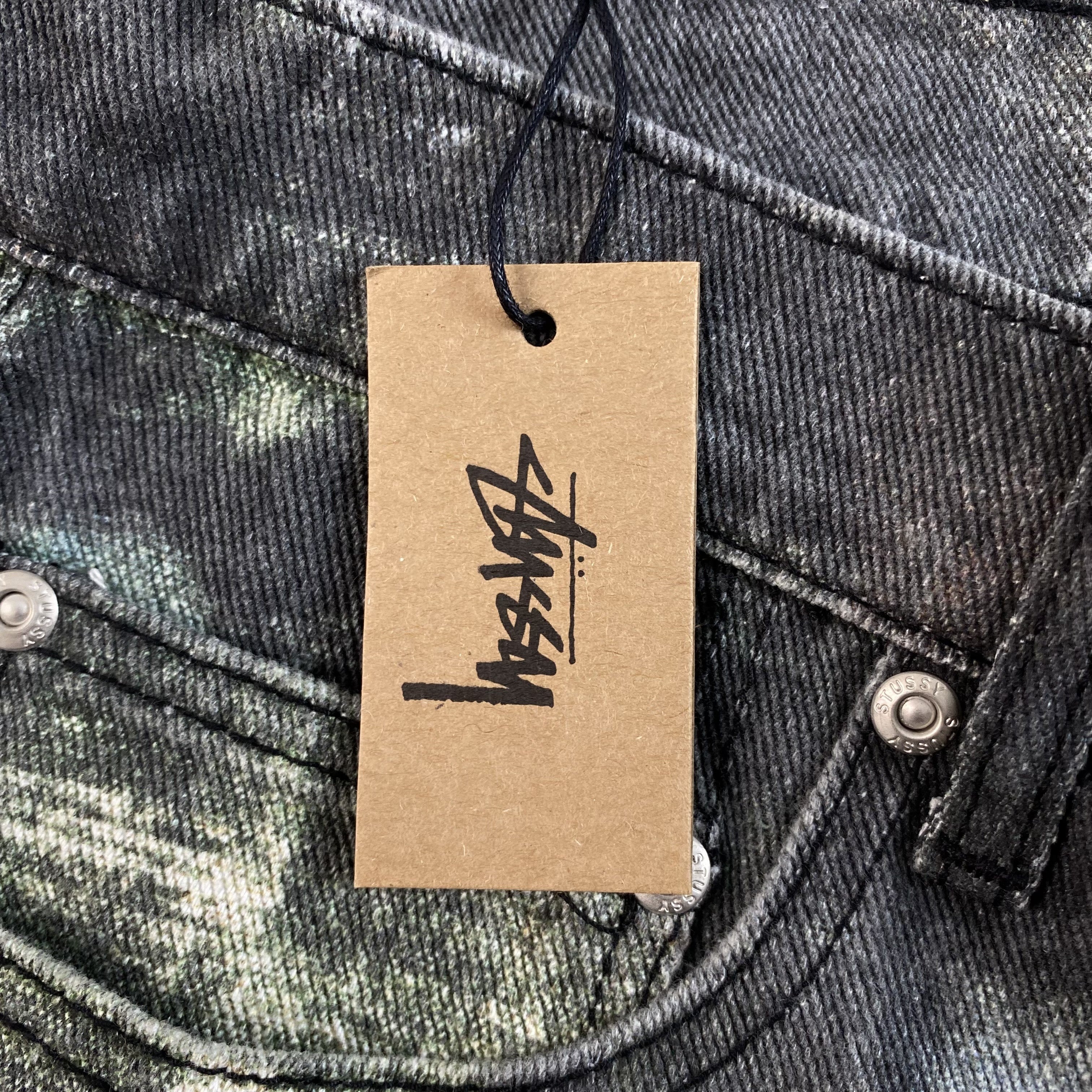 Stussy Big Ol' Stenpat Denim Shorts Camo