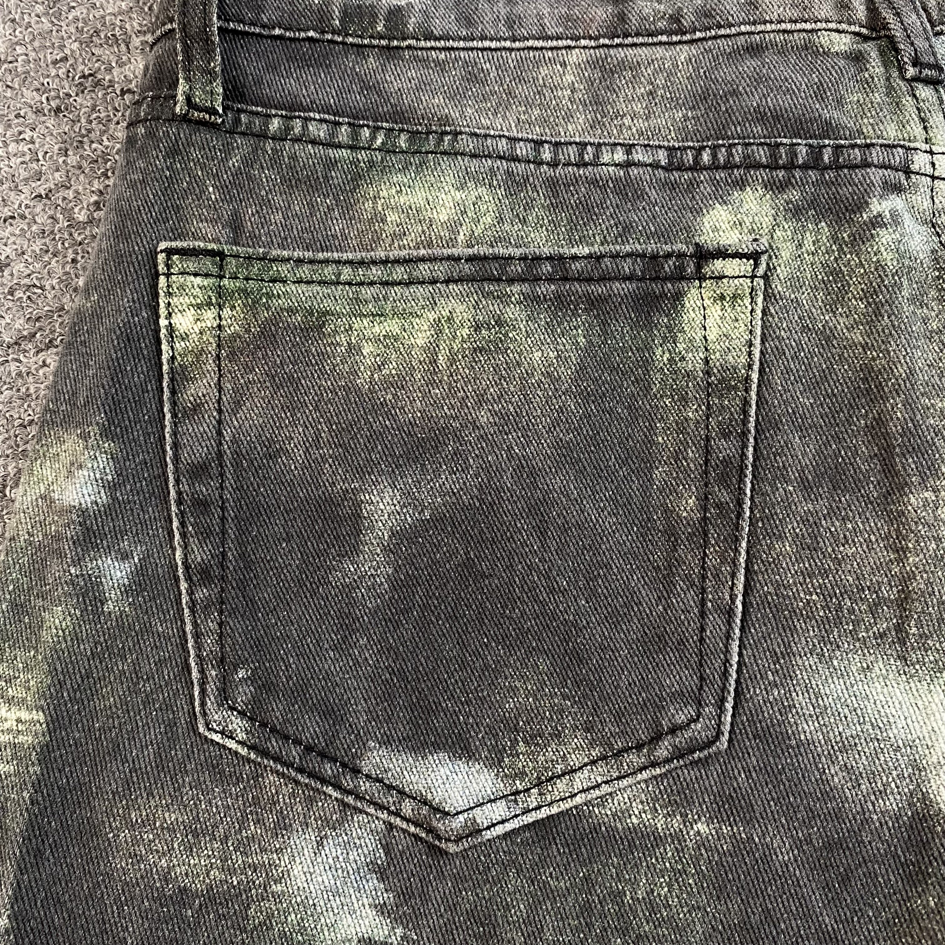 Stussy Big Ol' Stenpat Denim Shorts Camo